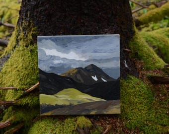 Original Oil Painting | Icelandic Mountains | Icelandic Landscape