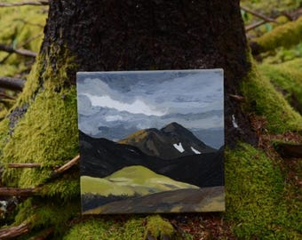 Original Oil Painting | Icelandic Mountains | Icelandic Landscape