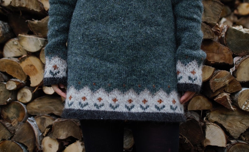 PDF PATTERN // Midhalda Icelandic Sweater Pattern image 6