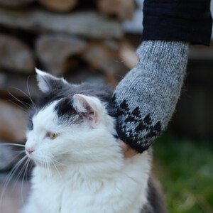 PDF PATTERN Foxtail Fingerless Mittens // Woodfolk Original Pattern // Taille S M L XL image 7