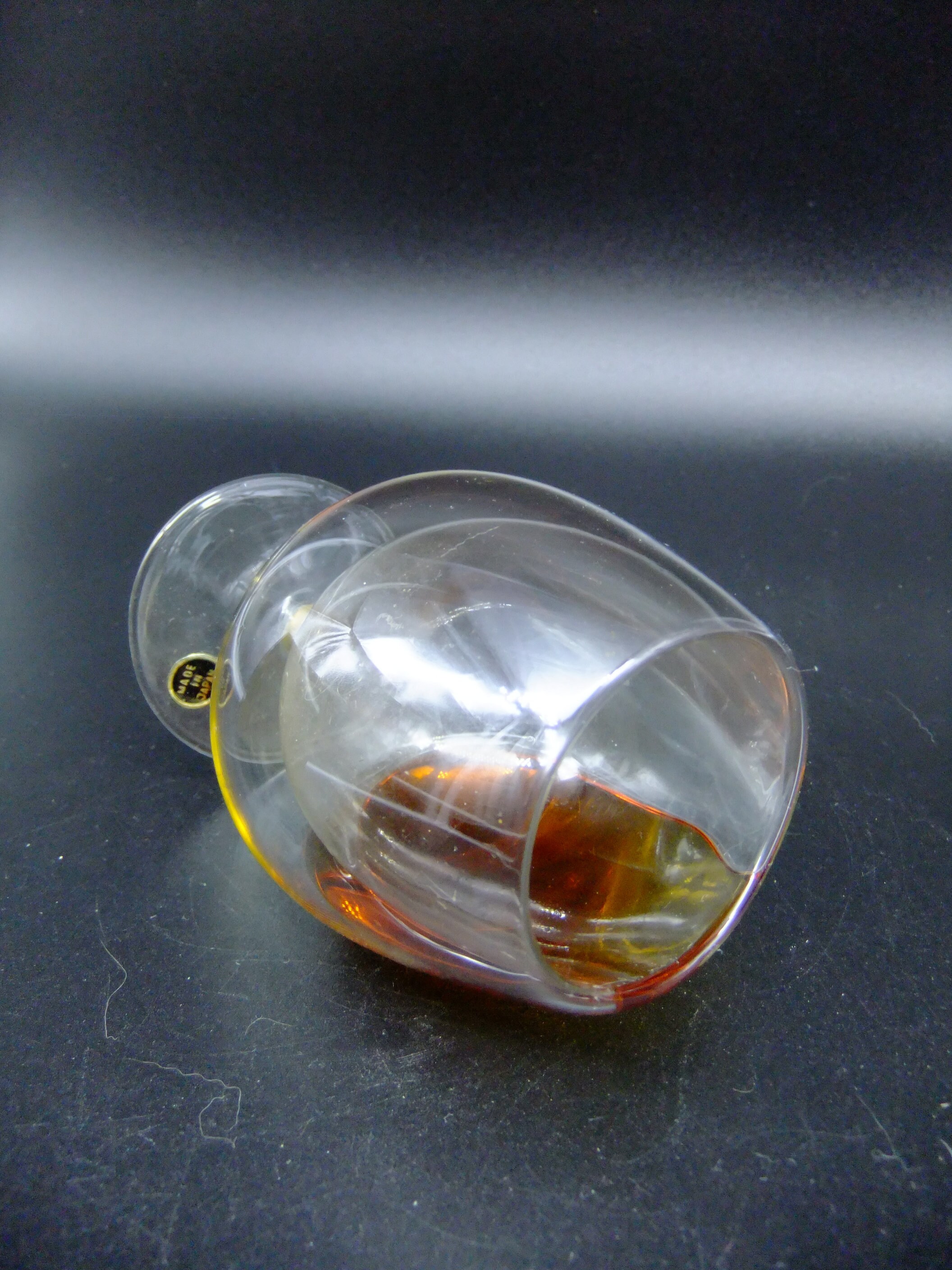 Vintage Trick Brandy Glass Joke Novelty Item Etsy