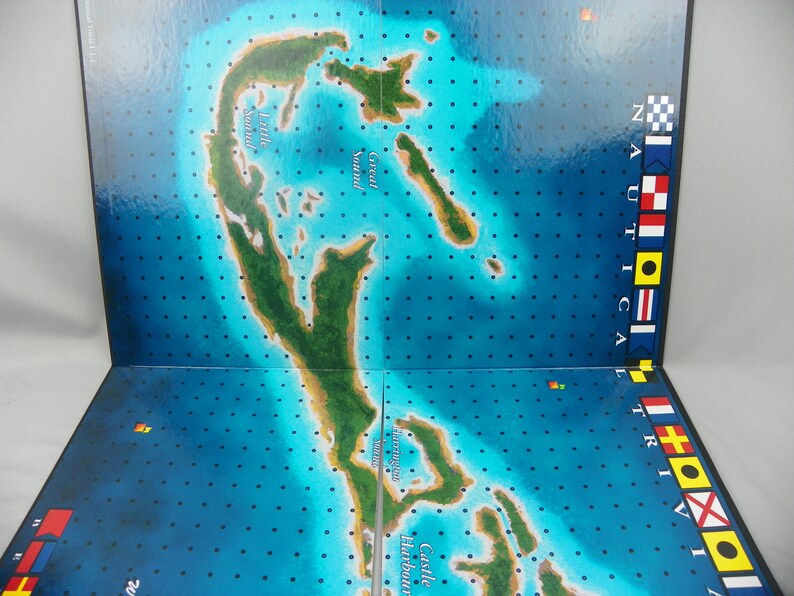 Vintage Nautical Trivia The Sailing Board Game Complete Etsy