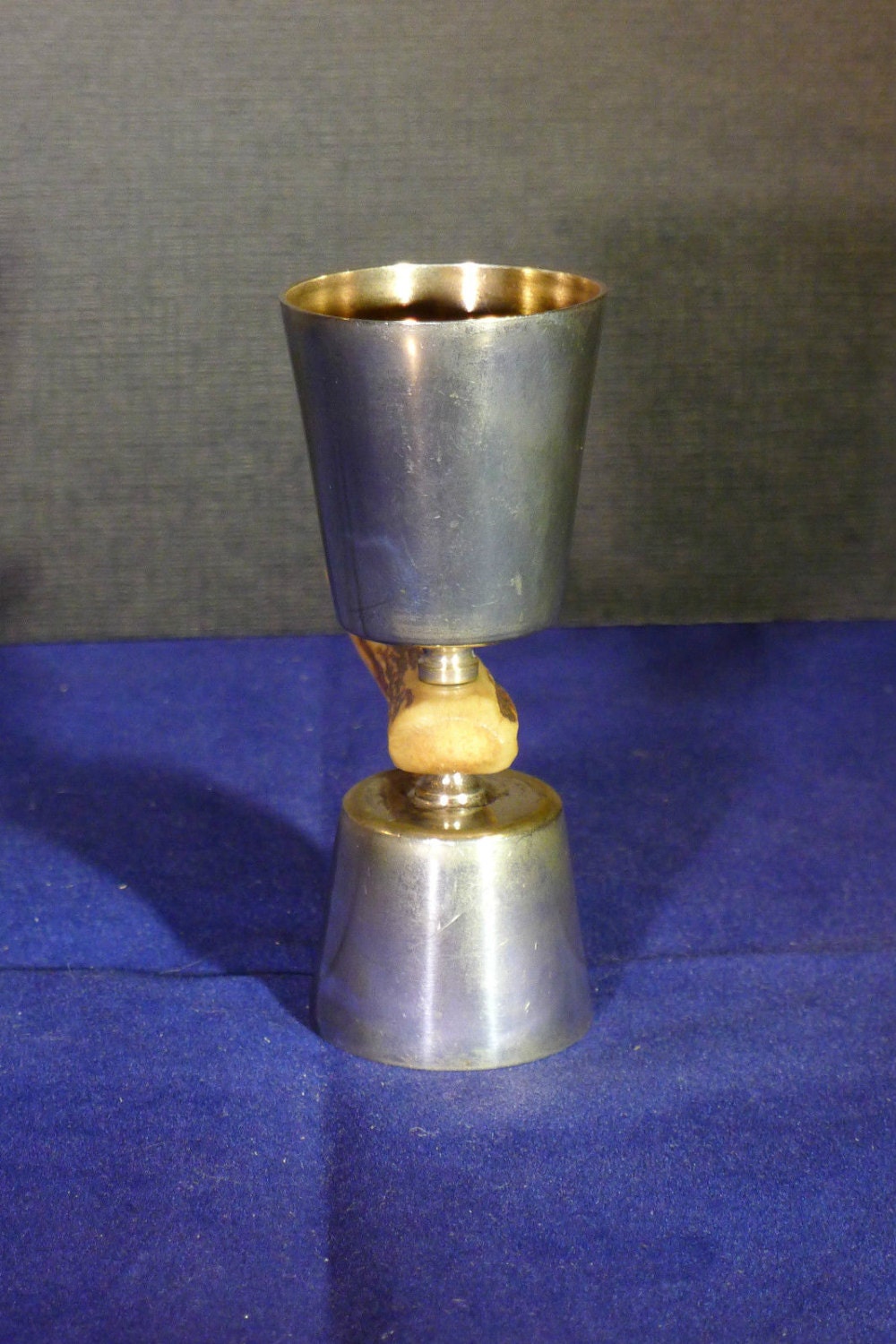 Vintage PHV & Co English Silver Plated Cocktail Double Jigger Etsy