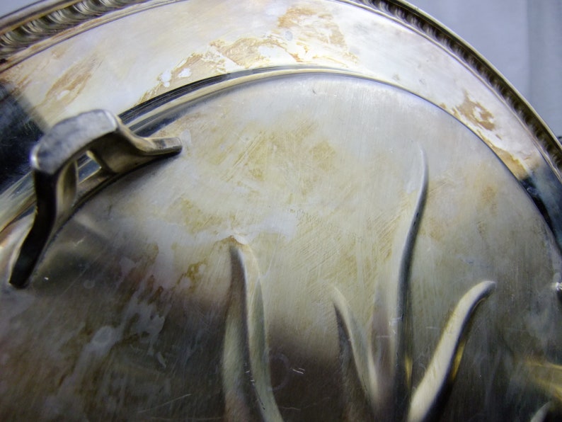Vintage Wm Rogers Silver Plated Meat Platter FREE SHIPPING