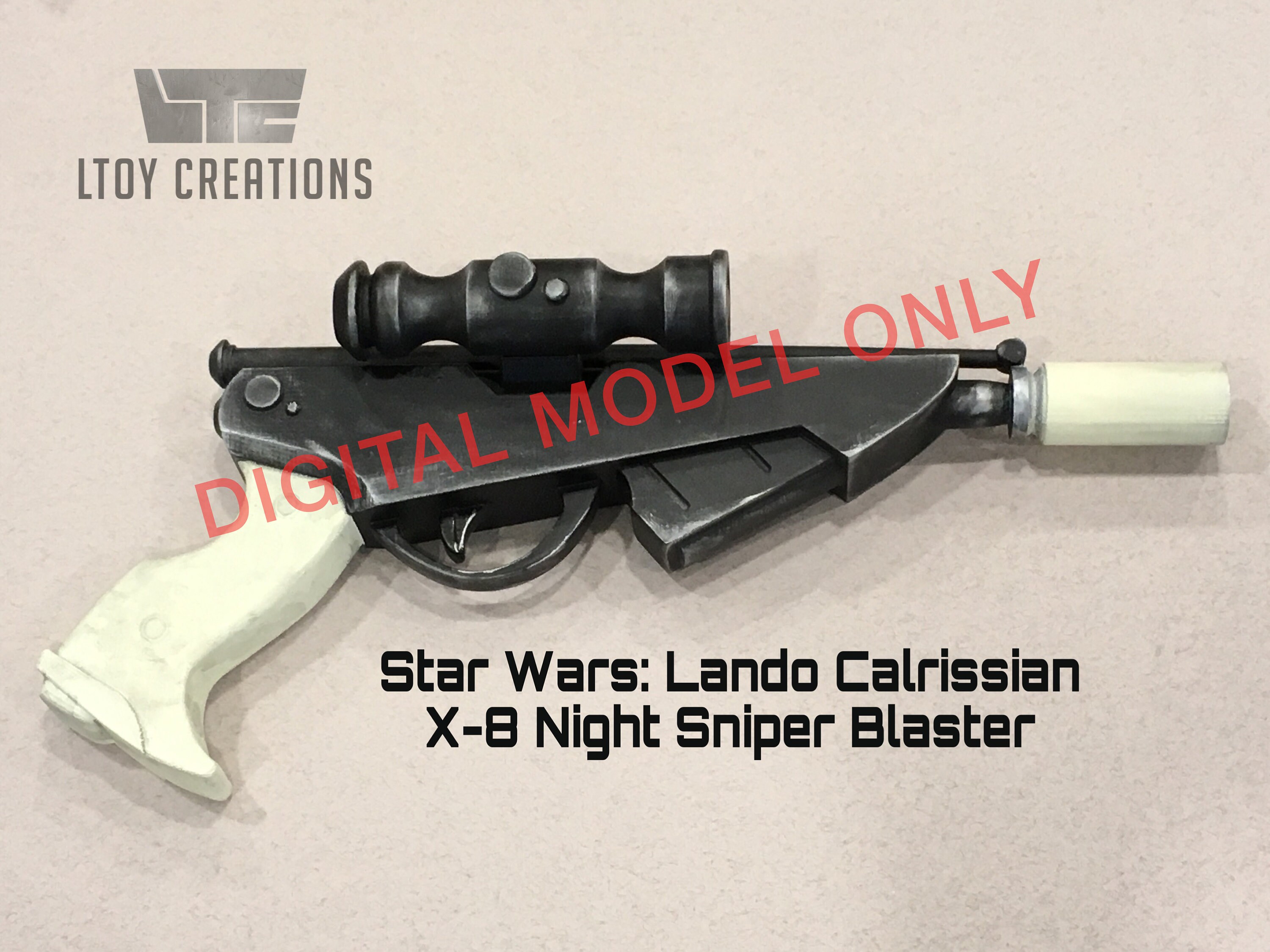 Lando Calrissian Costume Blaster - SW Rebels Inspired, X-8
