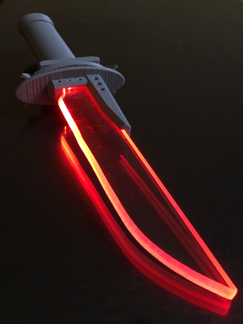 Star Wars inspired Mandalorian Knife-VibroDagger 3D Printed image 8