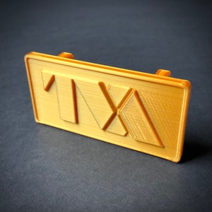 Loki TVA Belt Buckle 3D Printed Gold