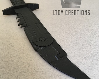 Star Wars inspired Mandalorian Knife-Vibroblade (3D Printed)