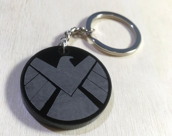 Marvel Hydra-Logo Schlüsselanhänger – Aus Zinn, Offizielles Merchandise