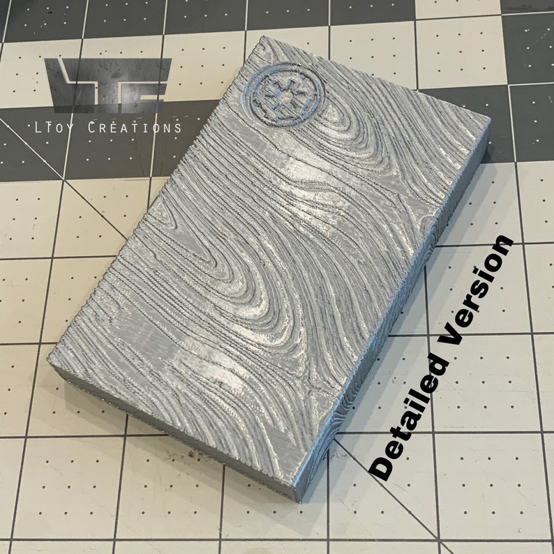 Beskar Ingot Basic Detailed Versions the Mandalorian Etsy