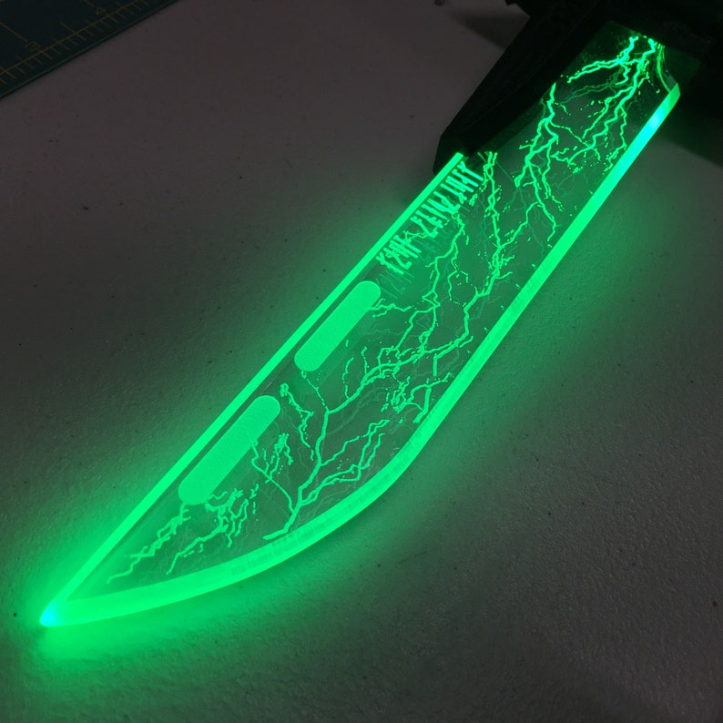 Star Wars inspired Mandalorian Knife-VibroDagger 3D Printed image 9