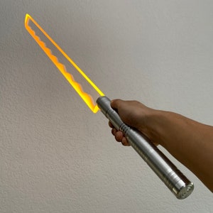 Star Wars Inspired - Straight, Single Edge Saber Blade (Optional Hilt)