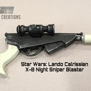 Lando Calrissian Costume Blaster - SW Rebels Inspired, X-8 (3D Printed Kit) Costume Cosplay Prop