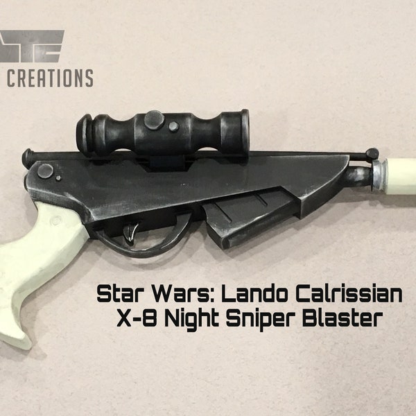 Lando Calrissian Blaster - Star Wars Rebels Inspired, X-8 (3D Printed Kit) Costume Cosplay Pistol