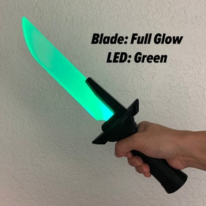 Star Wars inspired Mandalorian Knife-VibroDagger 3D Printed Green