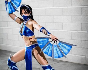 Kitana Fan Blade Kit Costume Prop - Mortal Kombat 9 (Fans only)