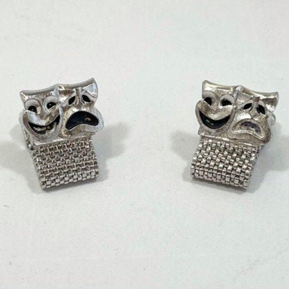 Dante Cufflinks Comedy and Tragedy Circa 1960s Etsy