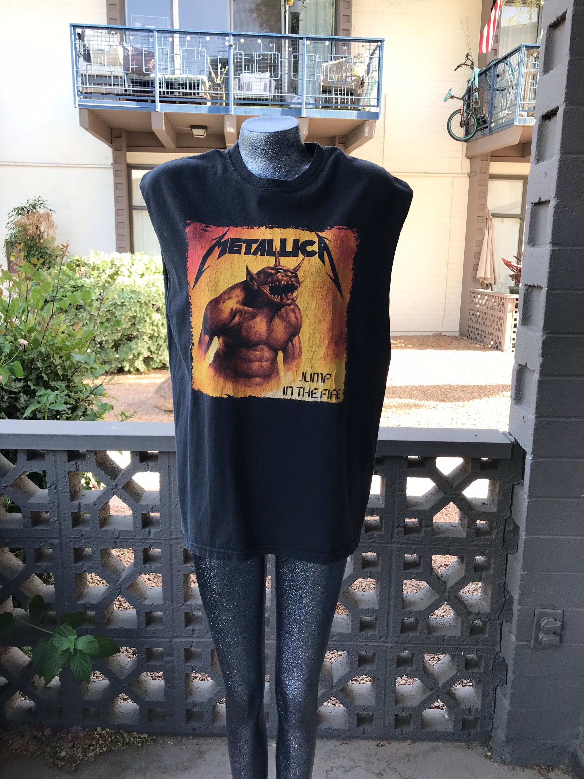 1990's Vintage Large Metallica Jump in the Fire T-shirt Metal L - Etsy