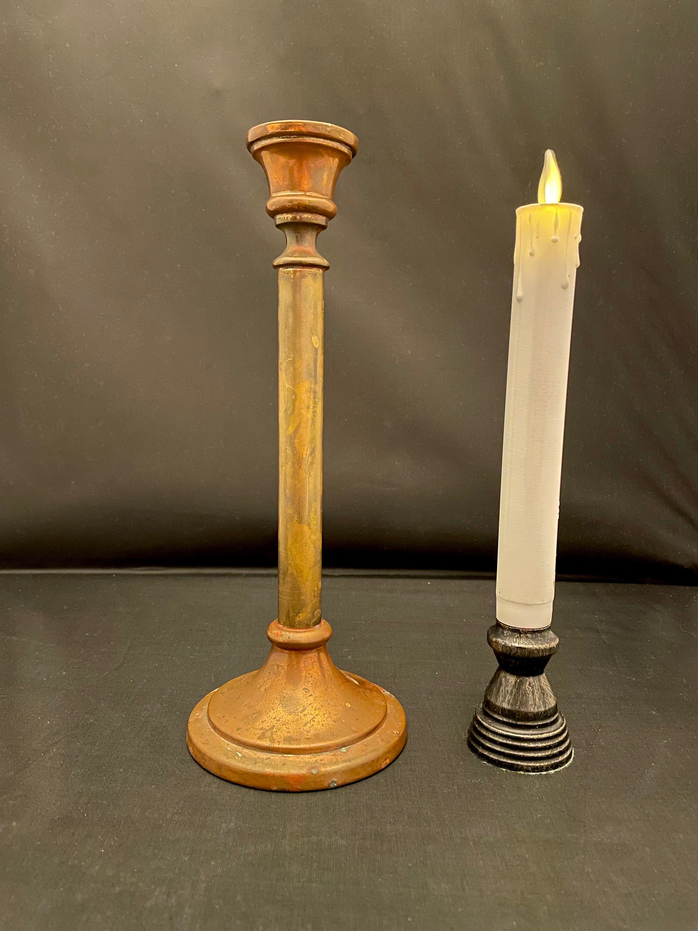 Vintage Brass Candlestick Holder: 10 Pair of Vintage Brass Candlestick Holders 10\