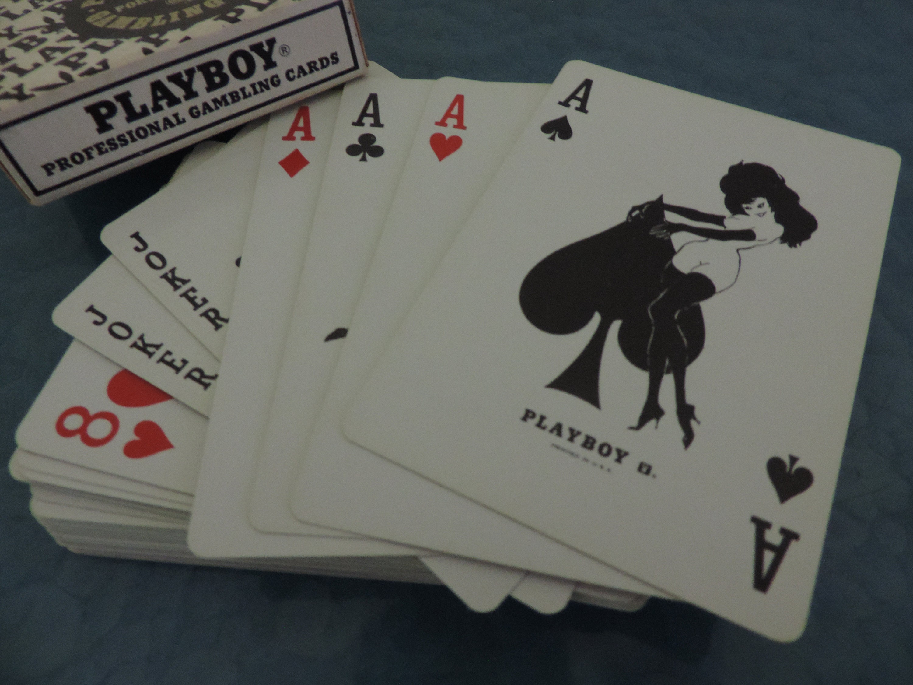 Vintage Playboy Poker Cards Hoyle Professional Gambling Cards