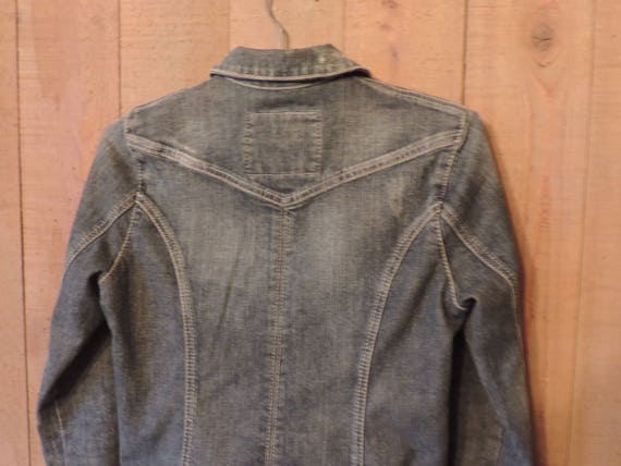 GUESS デニムジャケット S/P 深瀬コラボ Guess BADMOOD DENIM