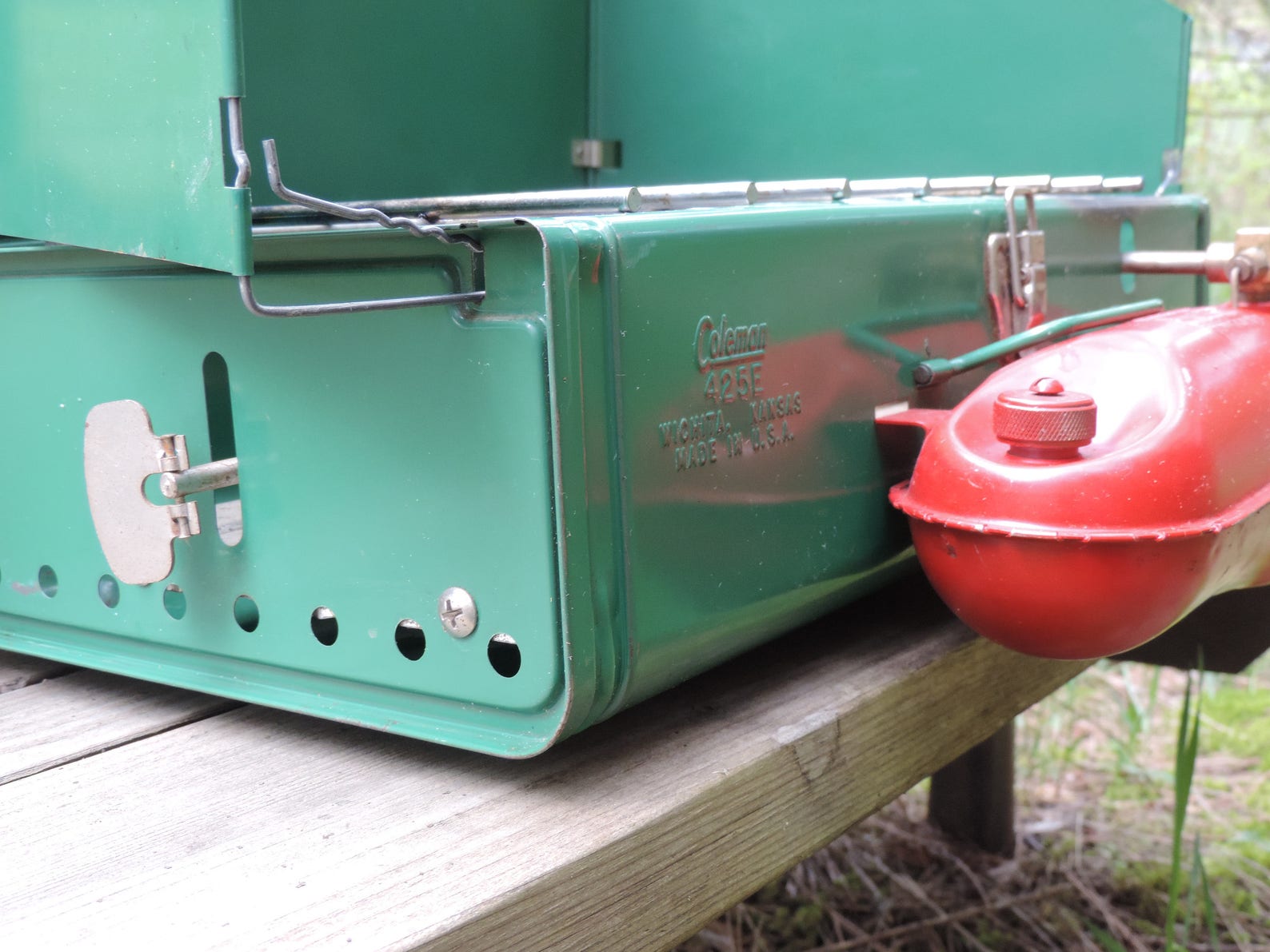 Vintage Coleman Camp Stove Mid Century Coleman 425E Folding Etsy