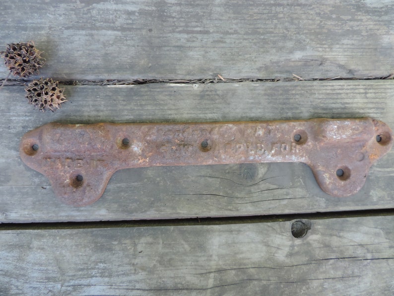 Antique Cast Iron Sink Wall Mount 1800's Early 1900's Antique Rustic