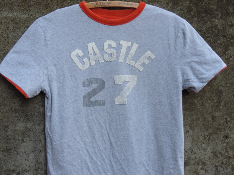 Vintage T Shirt Reversible Varsity Football Champs 1986 Gray Etsy