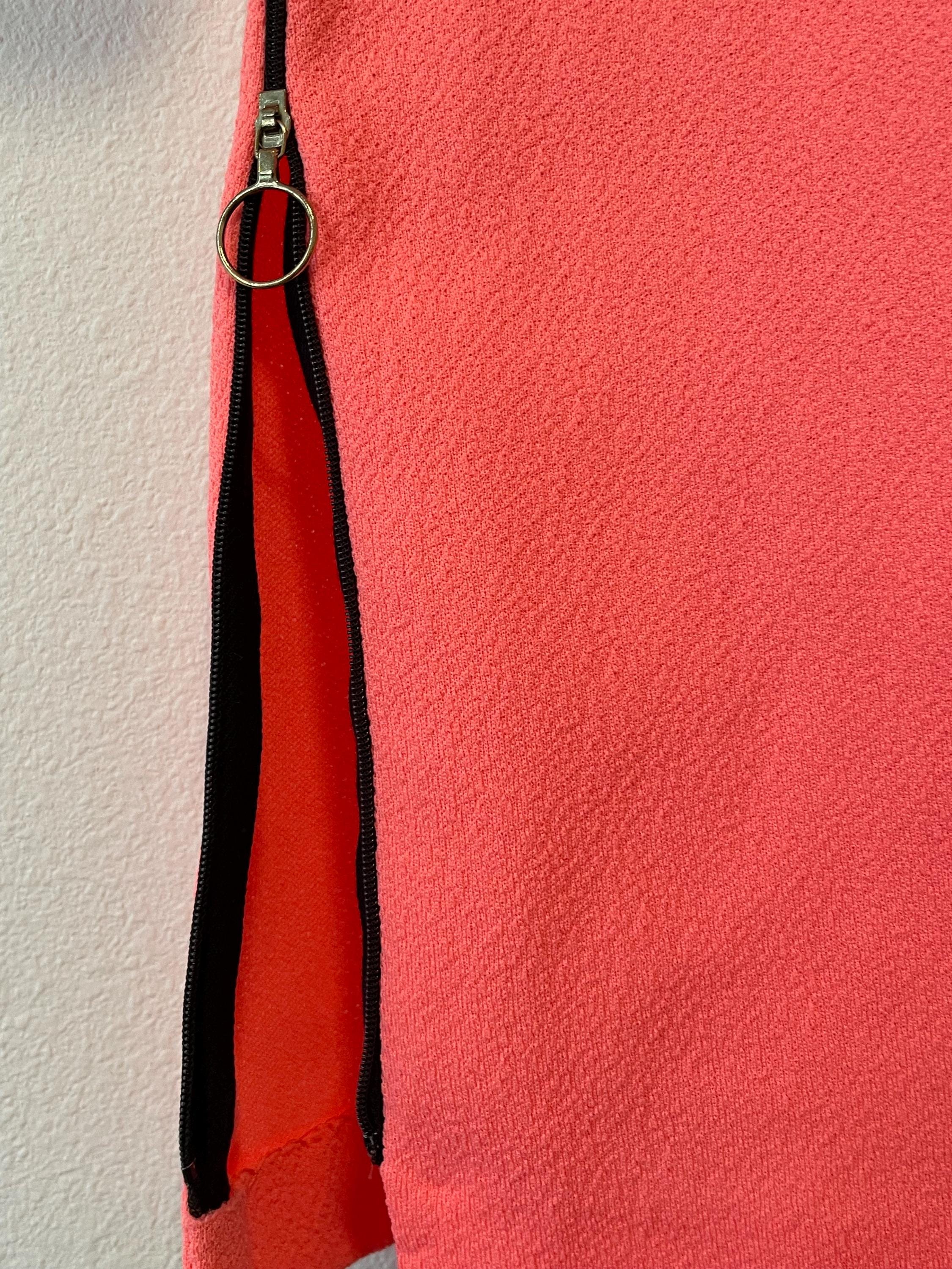 60's JC Penny Fashion Women's Swing Coat Hot Pink Gaymode Hooded