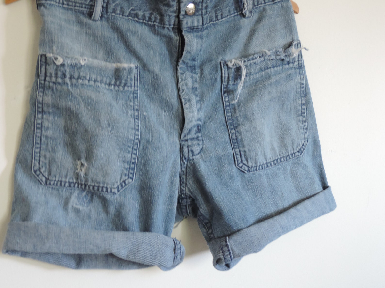 70's High Waisted Seafarer Denim Jeans Cutoff Seafarer - Etsy