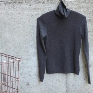 BANANA REPUBLIC MERINO Wool Sweater Gray 100% Wool Pullover Sweater Long Sleeves Size S