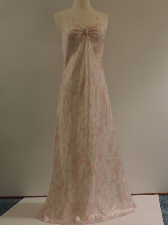 Vintage Halston Slip Dress 70's  Lingerie Neglige… - image 9