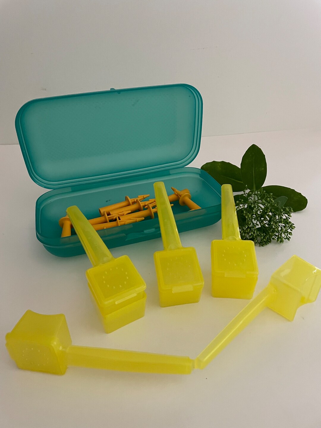 Vintage Tupperware Corn on Cob Tools Holders Butter Pat/salt Etsy