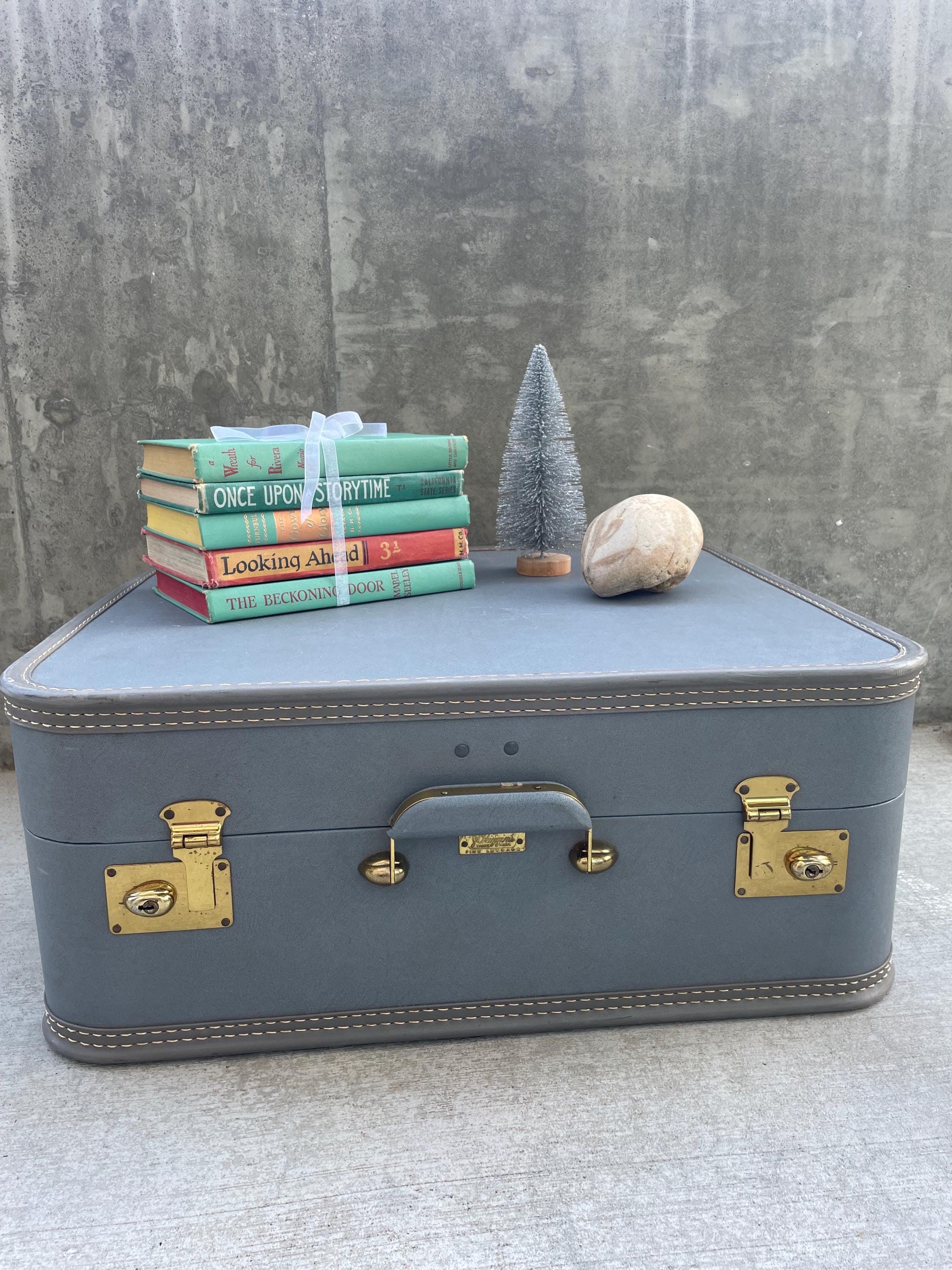 50's JC Higgins Fine Luggage Powder Blue Suitcase Ireland