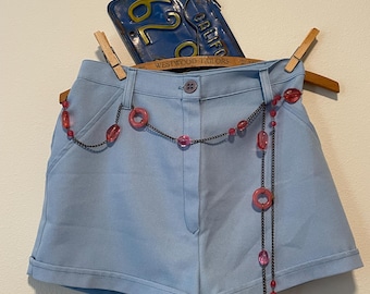 60s High Waist Shorts mit Bündchen, Sears Junior Bizarre, 66 cm