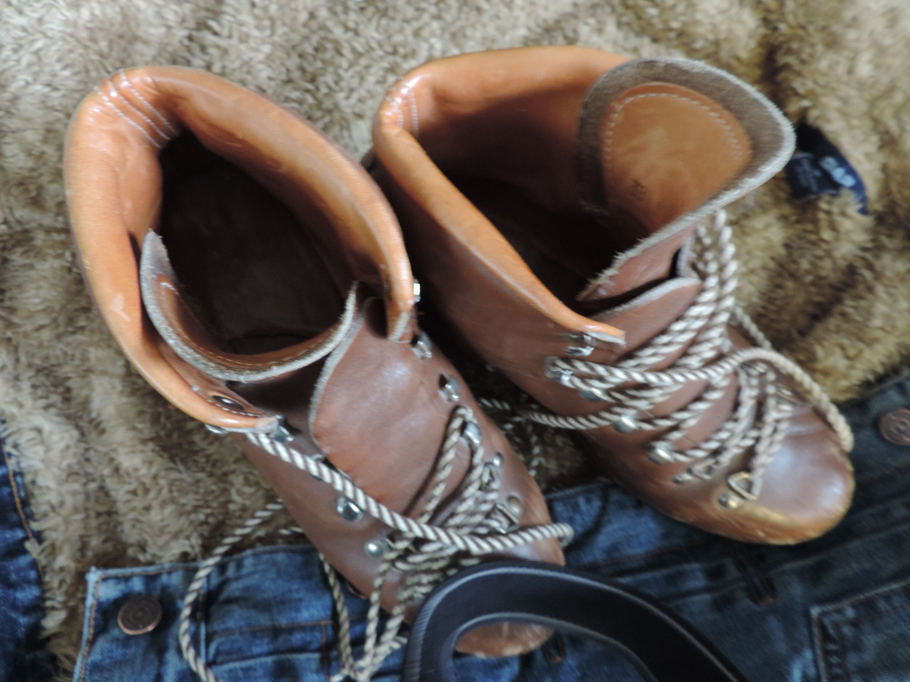 Vintage Raichle Hiking Boots Made in Switzerland Etsy