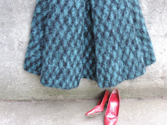 40's 50's Mohair Designer Skirt UK JACQMAR LONDON… - image 5