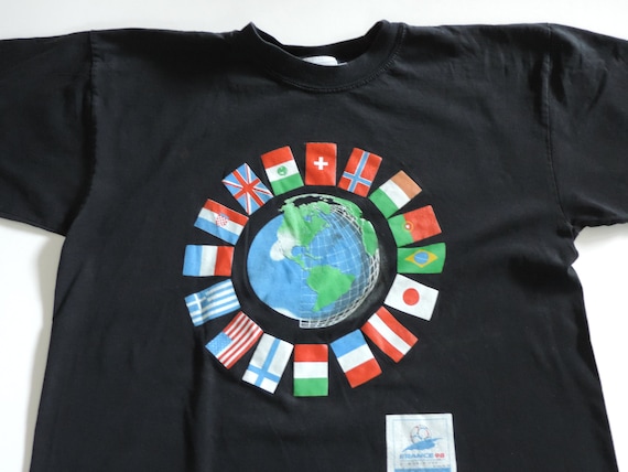 1998年W杯フランス大会記念Tシャツ 98フランスW杯 オフィシャルTシャツ 98年ワールドカップTシャツ