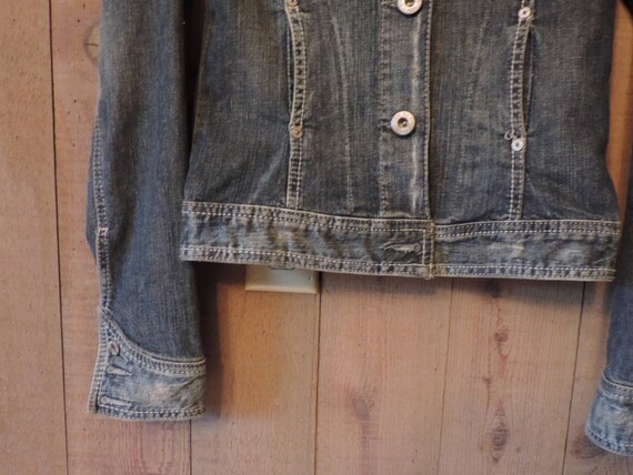 Guess Jeans Jacket Vintage Denim Trucker Jacket G… - image 5