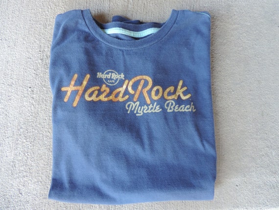 Vintage T Shirt Hard Rock Cafe Myrtle Beach  Prin… - image 4