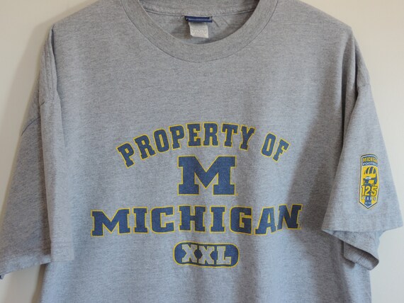 Vintage Michigan Football T Shirt 125 