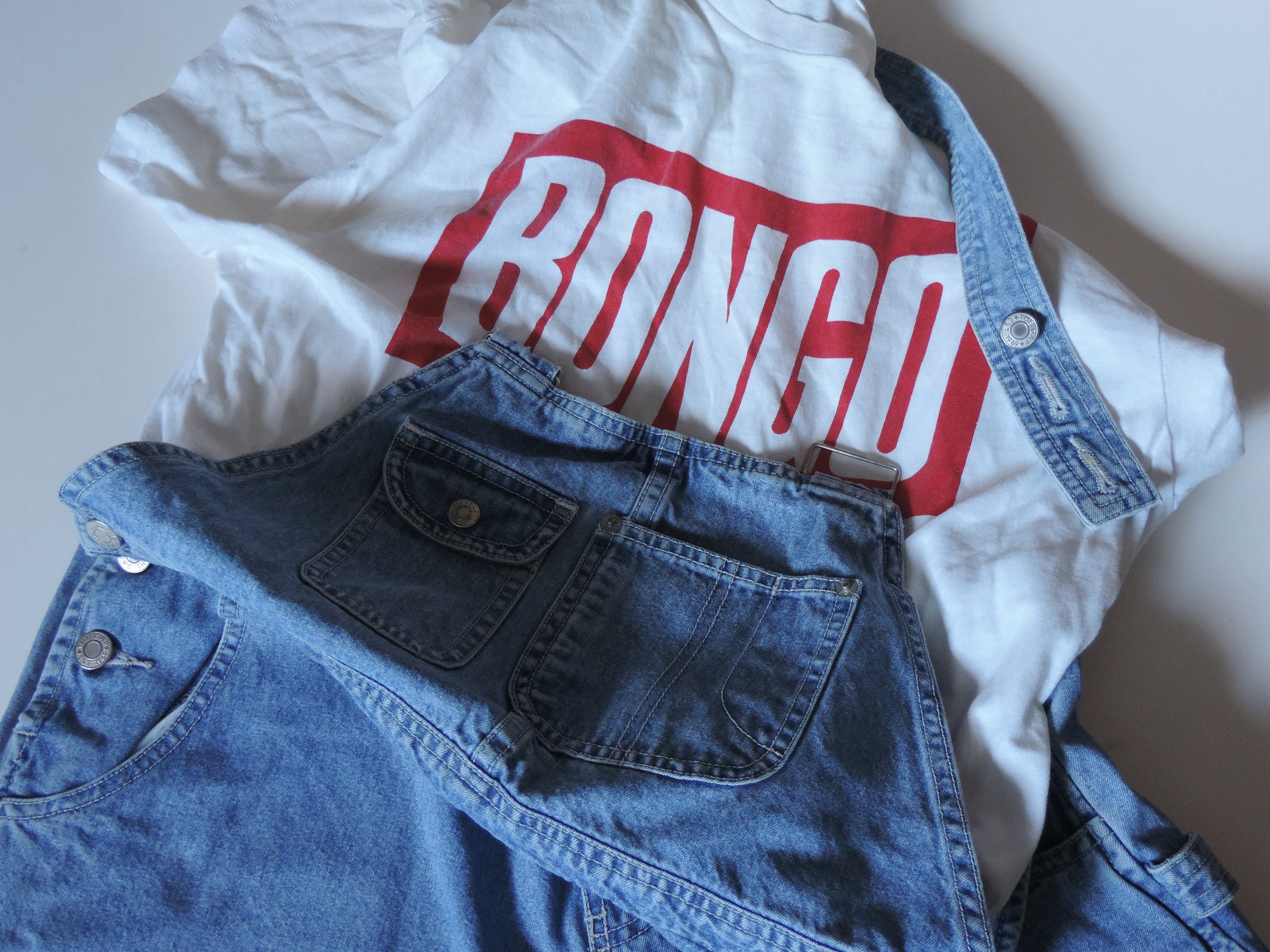   Jeans 90’s denim coverall 90's GAP Denim Overall Shorts Vintage Jean Coveralls Size M