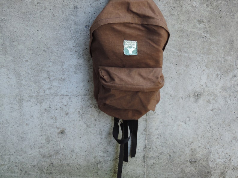 Vintage Backpack OUTDOOR PRODUCTS Original Authentic Canvas Bag PackDay PackBack Pack Hiker Made in USA