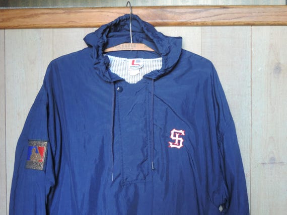 Vintage Nylon Windbreaker Baseball  Jacket Profes… - image 1