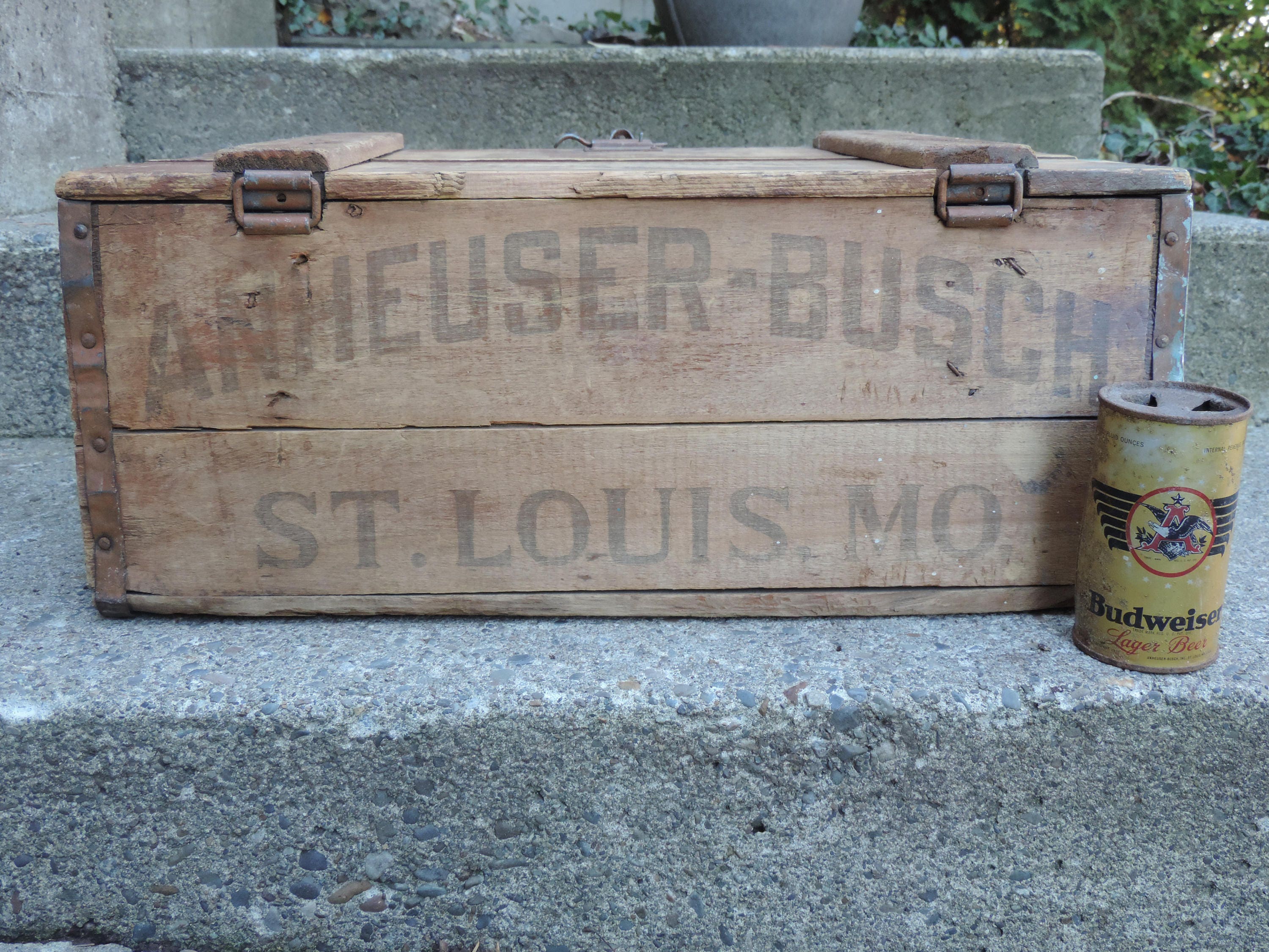 Antique Beer Crate, Vintage Whiskey Crate, W. KUEBLER'S and Sons