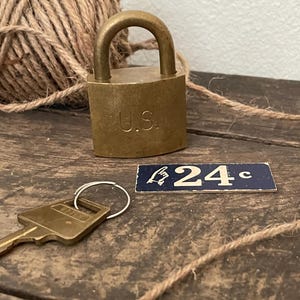 Vintage Military Padlock - Etsy