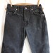 Taille haute Jean Noir Wrangler Noir Denim Mom Jeans 90s (29 x 34)