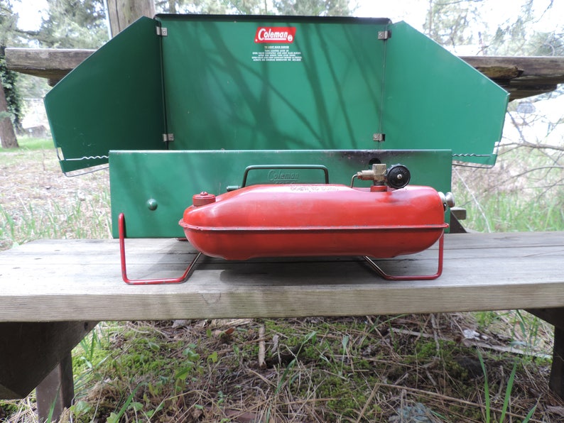 Vintage Coleman Camp Stove Mid Century Coleman 425C Folding Etsy