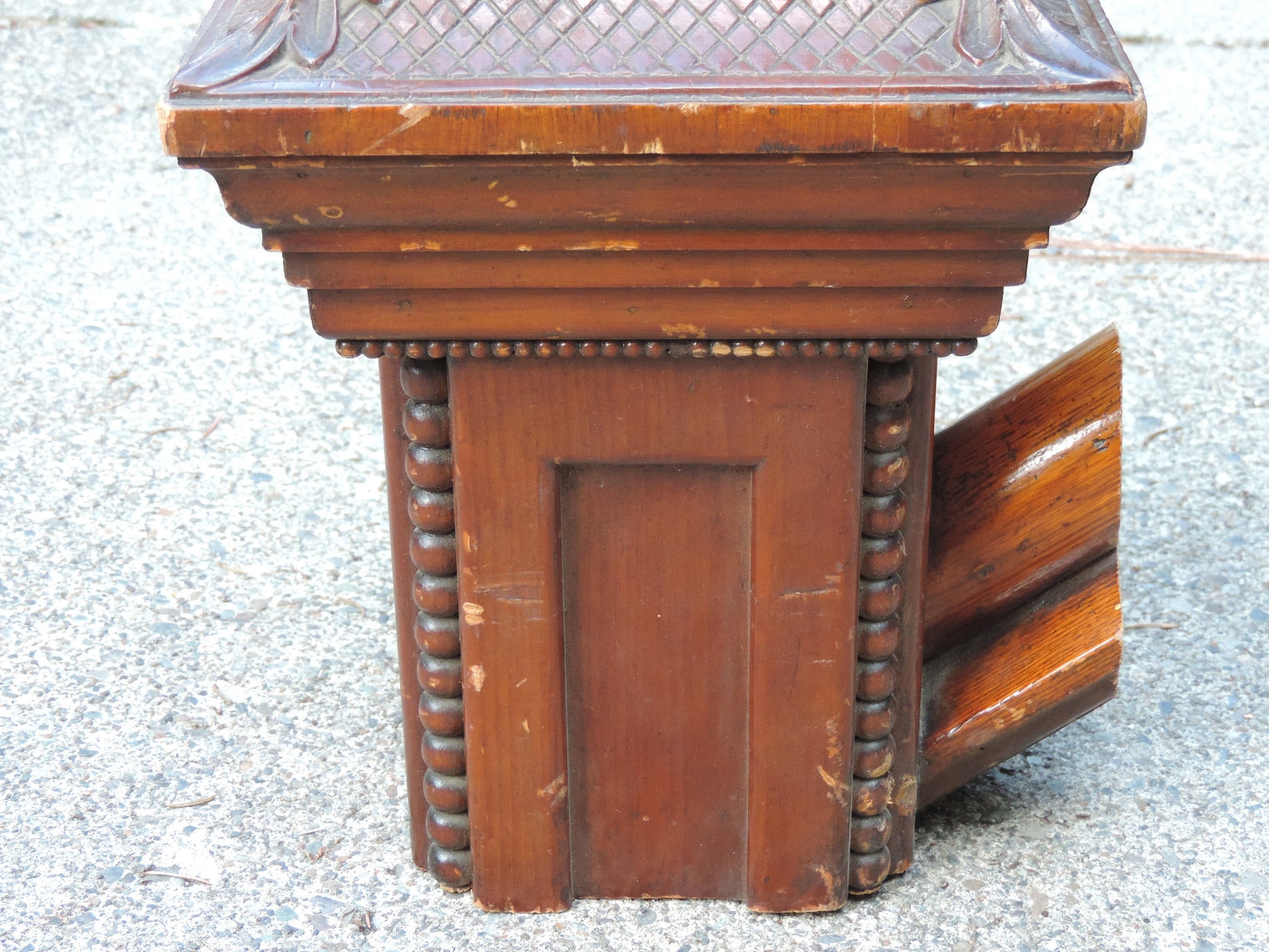 Antique Banister Finial Post Late 1800's Era Gonzaga Etsy