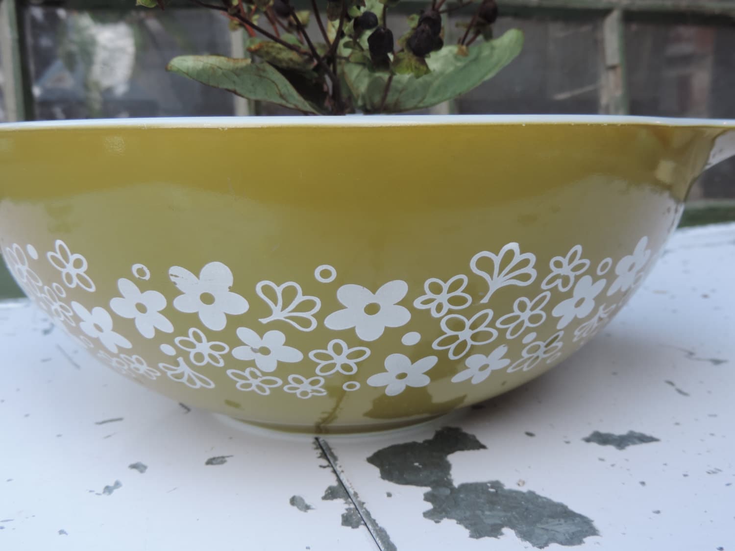 70's Vintage Pyrex Spring Blossom Cinderella Nesting Bowl 444